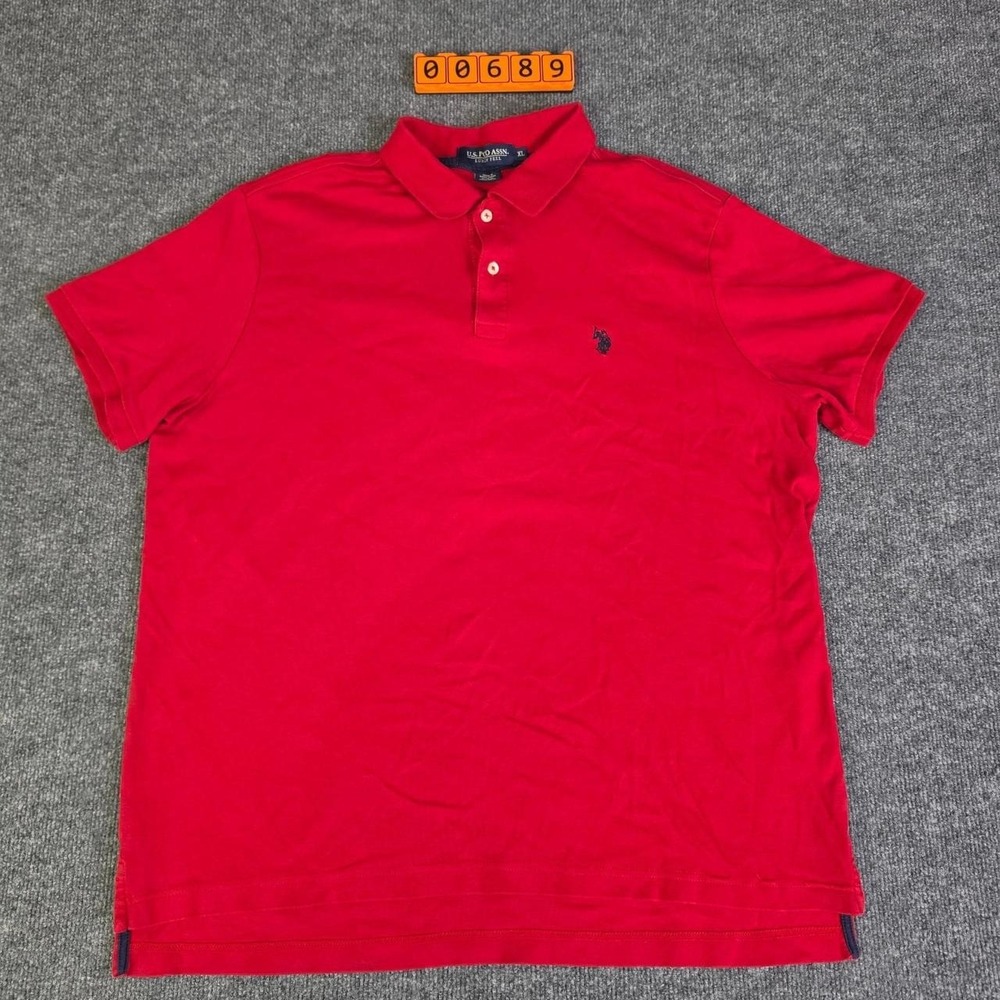 Red Polo Ralph ASSN. polo shirt size XL